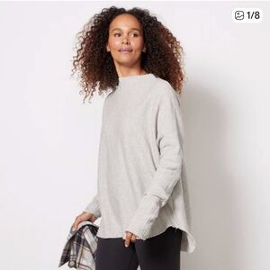 Perfectwhitetee tunic sweatshirt